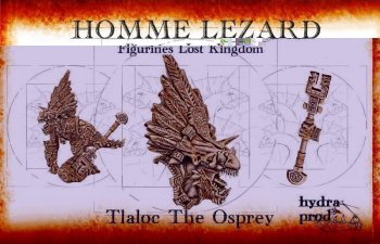 TLALOC THE OSPREY HOMME LEZARD