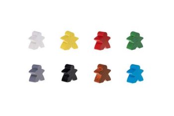 MEEPLE EN BOIS 17MM COULEUR
