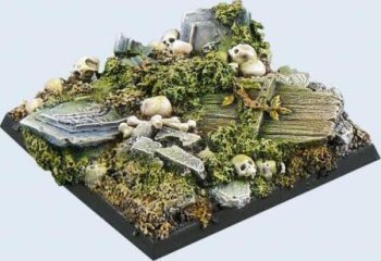 1 SOCLE CIMETIERE CARRE 50MM