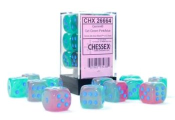 12 D6 GEL GREEN PINK/BLUE LUMI