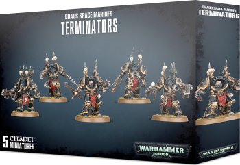 CHAOS SPACE MARINES ESCOUADE DE TERMINATORS DU CHAOS (M)