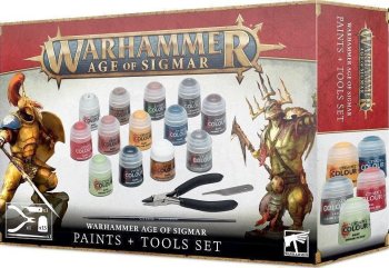 WARHAMMER AGE OF SIGMAR PAINTS + TOOLS SET (ancien)