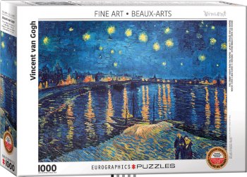 1000P LA NUIT ETOILEE SUR LE RHONE VAN GOGH