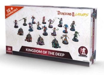 KINGDOM OF THE DEEP - Dungeons & Lasers - Figurines
