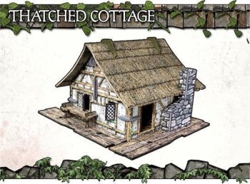 MAISON TOIT EN CHAUME / THATCHED COTTAGE - VILLAGE FANTASY