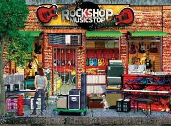 1000P - BOUTIQUE DU ROCK - PUZZLE  (SMART CUT)