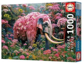 1000P FLORAL ELEPHANT