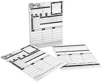 Cthulhu origines : Bloc de feuilles de personnage