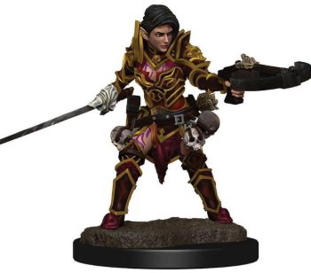 HALF ELF RANGER FEMALE PAINTED