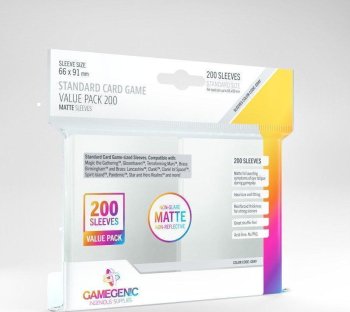 200P MATTE TRANSPARENT GAMEGENIC
