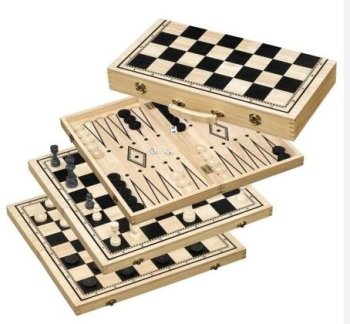 BOITE DE PIONS DAMES/BACK 50MM