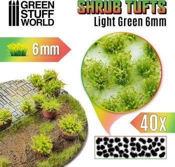 TOUFFES BUISSONS VERTS CLAIRS