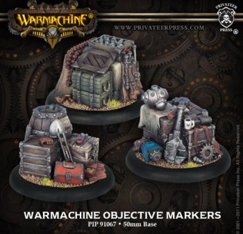 MARQUEURS OBJECTIFS - WARMACHINE (RESINE)