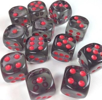 12D6 16MM GRIS/ROUGE