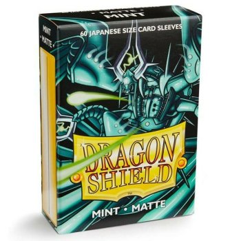 60P SMALL MATTE MINT DRAGON SHIELD (JAPAN/MINI SIZE)