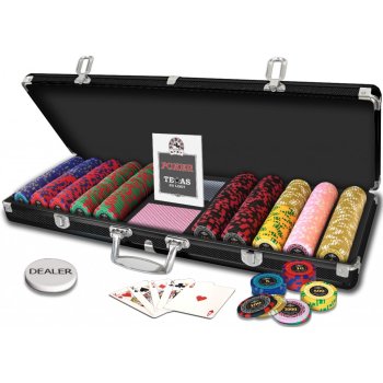MALLETTE POKER NOIRE ROYAL 500 Jetons 