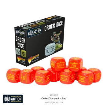ORDERS DICE PACK RED BOLT ACTION