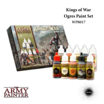 ARMY PAINTER - KING OF WAR - WARPAINTS KINGS OF WAR OGRES PAINT SET