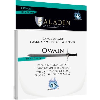 PALADIN SLEEVES 55P OWAIN BIG SQUARE 80X80