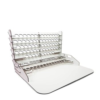 STATION TRAVAIL 50X37CM + RANGEMENT VERTICAL 112 pots Vallejo