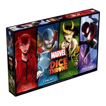 DICE THRONE MARVEL THOR / LOKI / SPIDERMAN / SCARLET WITCH