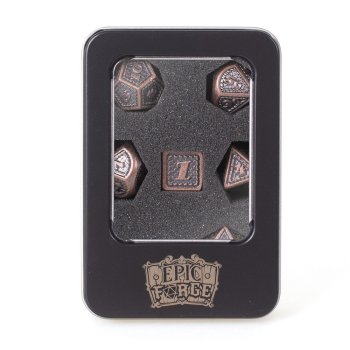 Lot 7 des metal 16mm (boite metal) - Dragon Scale Copper