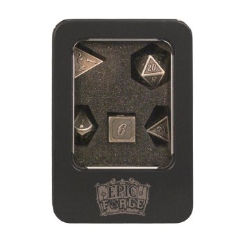 7 DES METAL OUTLINED SILVER 14