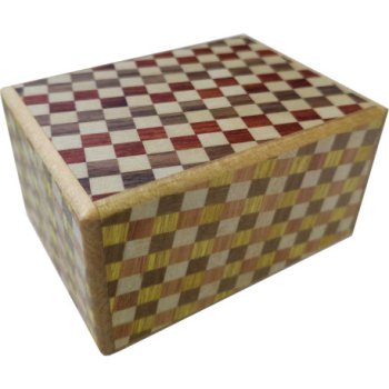 BOITE JAPONAISE 12 mouvements / 3 suns damiers