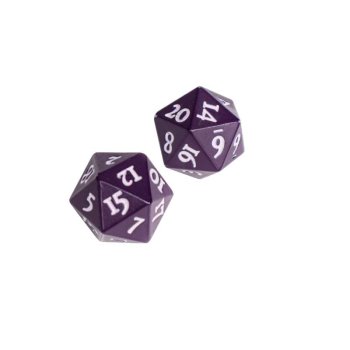 SET 2 D20 MIDNIGHT PLUM