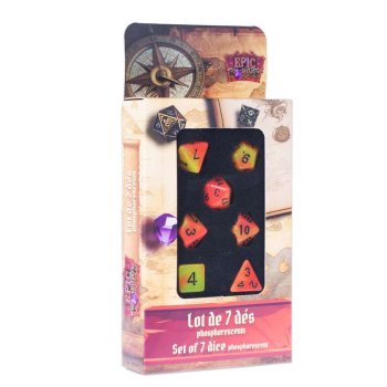 7 DES FEU PHOSPHORESCENT MULTI