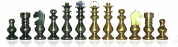 SOLID BRASS 6.5CM CHESSBOARD